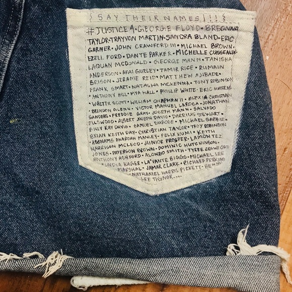 BLM high waisted shorts - Picture 4 of 4